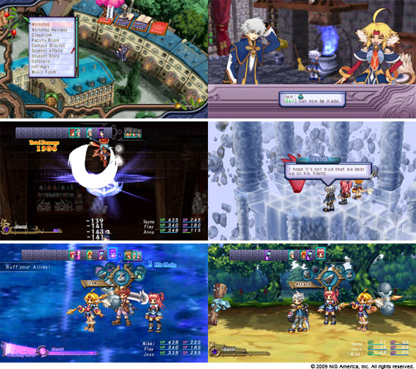 Mana Khemia PSP Screenshots