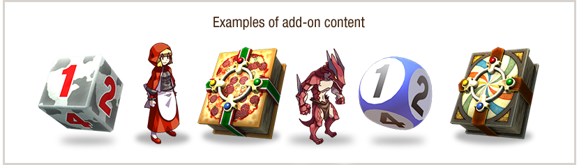 Examples of add-on Content