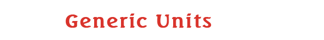 Generic Units