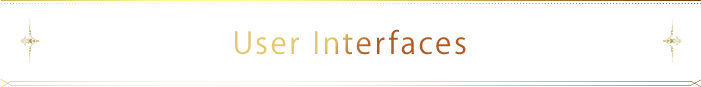 User Interfaces
