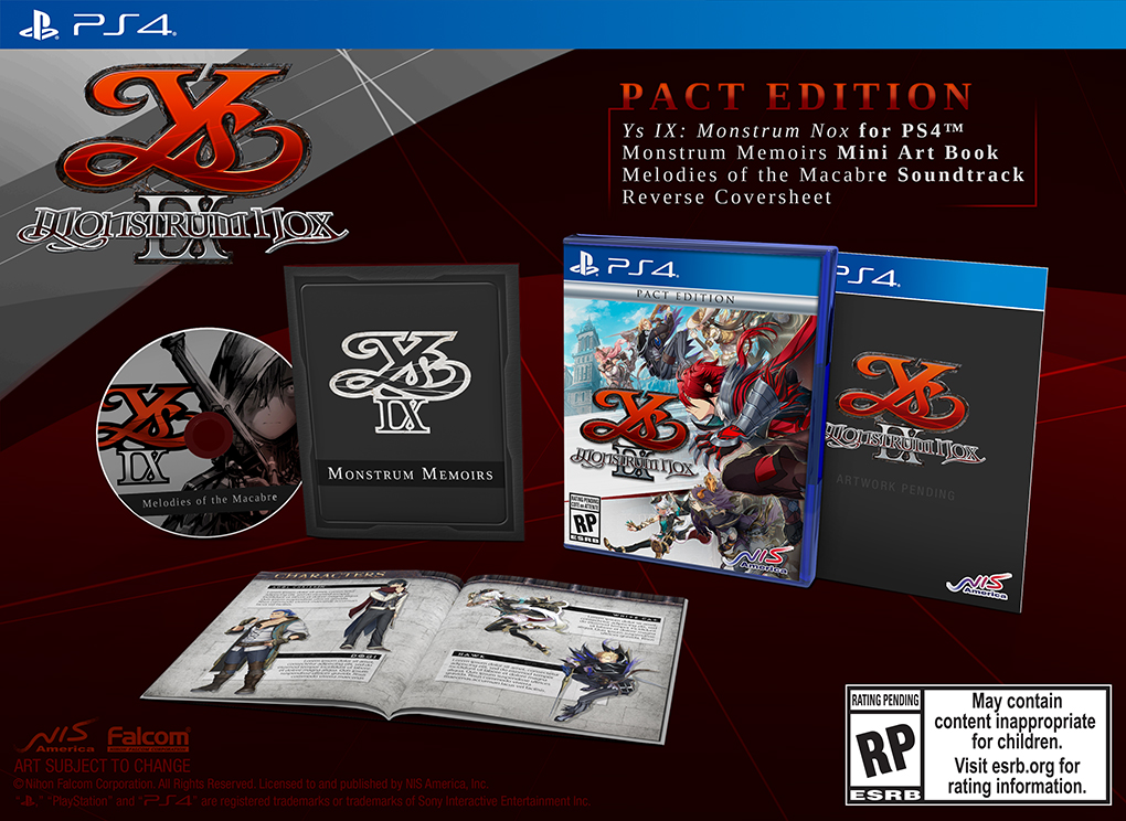 Ys IX: Monstrum Nox - Pact Edition